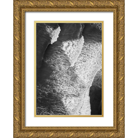 From Above 7 Gold Ornate Wood Framed Art Print with Double Matting by Design Fabrikken