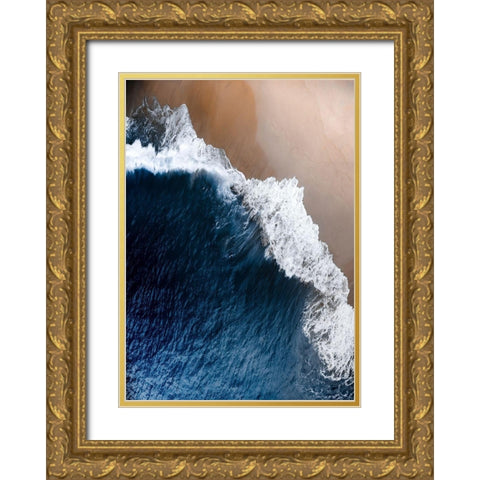 From Above 8 Gold Ornate Wood Framed Art Print with Double Matting by Design Fabrikken