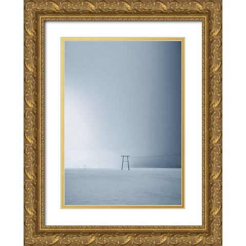 The Connection Gold Ornate Wood Framed Art Print with Double Matting by Design Fabrikken