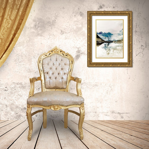 The Rising 2 Gold Ornate Wood Framed Art Print with Double Matting by Design Fabrikken
