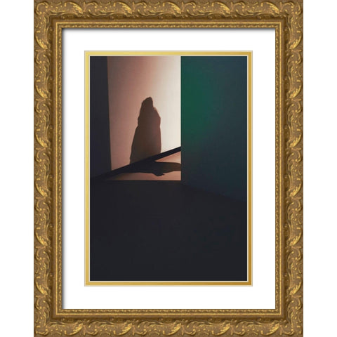 Room 3 Gold Ornate Wood Framed Art Print with Double Matting by Design Fabrikken