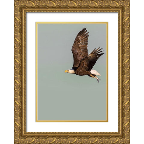 In the Sky 3 Gold Ornate Wood Framed Art Print with Double Matting by Design Fabrikken