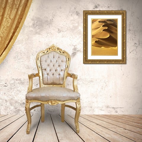 In the Dunes 2 Gold Ornate Wood Framed Art Print with Double Matting by Design Fabrikken