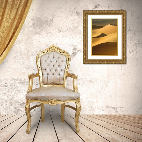 In the Dunes 3 Gold Ornate Wood Framed Art Print with Double Matting by Design Fabrikken