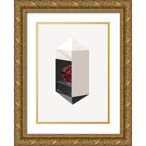 Scene 1 Gold Ornate Wood Framed Art Print with Double Matting by Design Fabrikken
