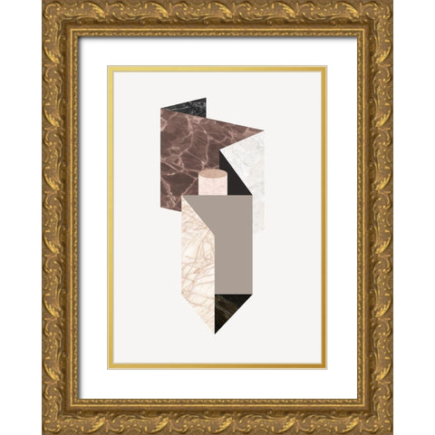 Scene 2 Gold Ornate Wood Framed Art Print with Double Matting by Design Fabrikken