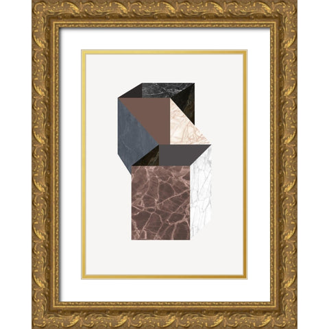 Scene 4 Gold Ornate Wood Framed Art Print with Double Matting by Design Fabrikken