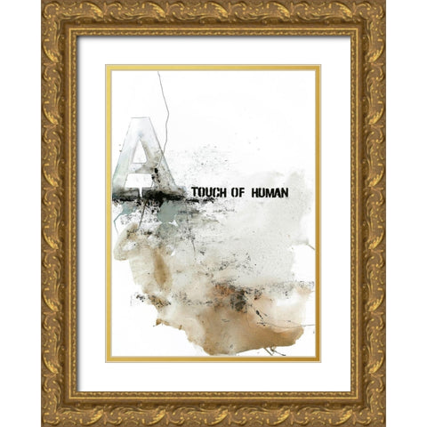 Touch of Human Gold Ornate Wood Framed Art Print with Double Matting by Design Fabrikken