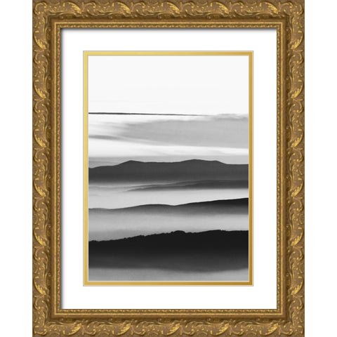 Mystic Scenery 3 Gold Ornate Wood Framed Art Print with Double Matting by Design Fabrikken