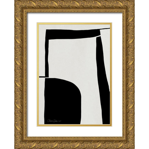 Black Ops 2 Gold Ornate Wood Framed Art Print with Double Matting by Design Fabrikken