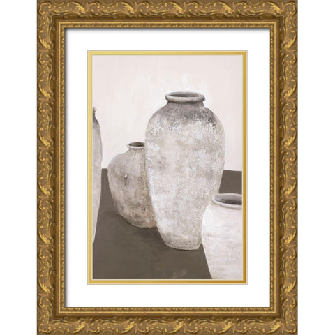 Ceramics 2 Gold Ornate Wood Framed Art Print with Double Matting by Design Fabrikken