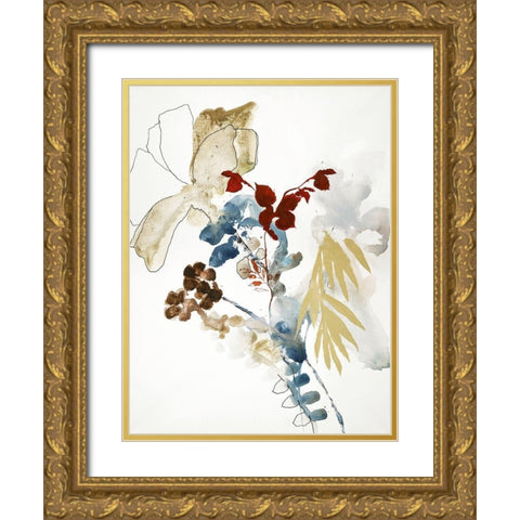 Weightless 2 Gold Ornate Wood Framed Art Print with Double Matting by Design Fabrikken