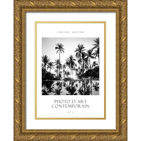 Photo DÂ´Art No 5 Gold Ornate Wood Framed Art Print with Double Matting by Design Fabrikken