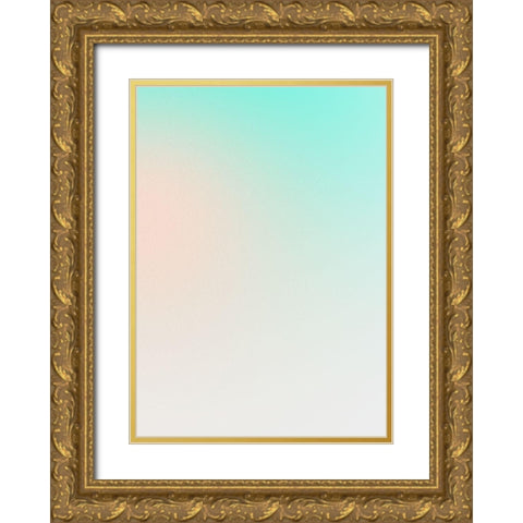 Luminous I Gold Ornate Wood Framed Art Print with Double Matting by Design Fabrikken