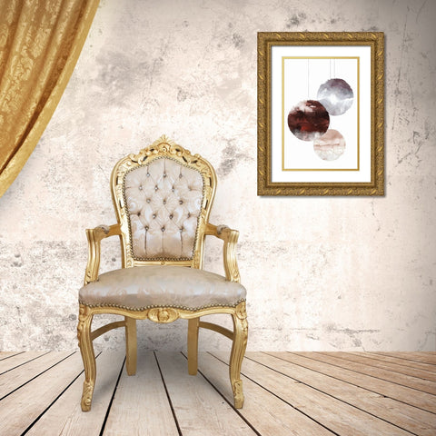 Holiday Time 3 Gold Ornate Wood Framed Art Print with Double Matting by Design Fabrikken
