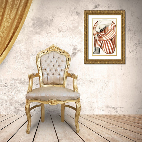 Unforgiven Gold Ornate Wood Framed Art Print with Double Matting by Design Fabrikken