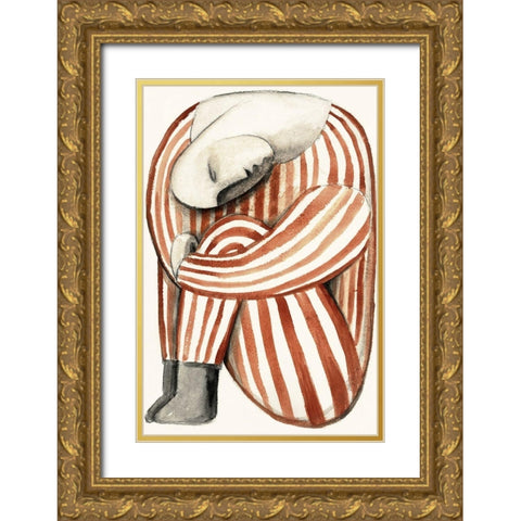 Unforgiven Gold Ornate Wood Framed Art Print with Double Matting by Design Fabrikken