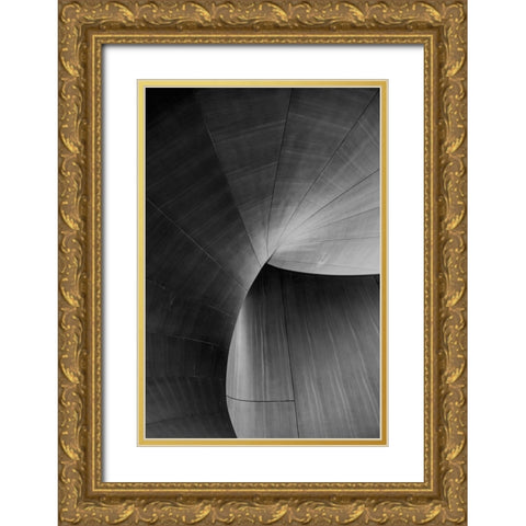 Architecture Gold Ornate Wood Framed Art Print with Double Matting by Design Fabrikken