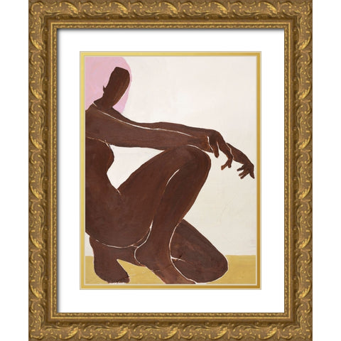 Chilly Gold Ornate Wood Framed Art Print with Double Matting by Design Fabrikken