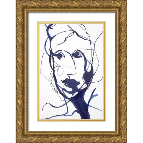 Full Of Wonder Gold Ornate Wood Framed Art Print with Double Matting by Design Fabrikken