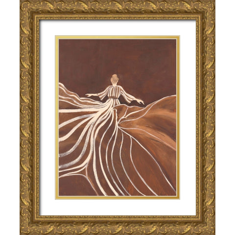 Gorgeous Gold Ornate Wood Framed Art Print with Double Matting by Design Fabrikken