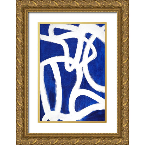 Its a New Beginning Gold Ornate Wood Framed Art Print with Double Matting by Design Fabrikken