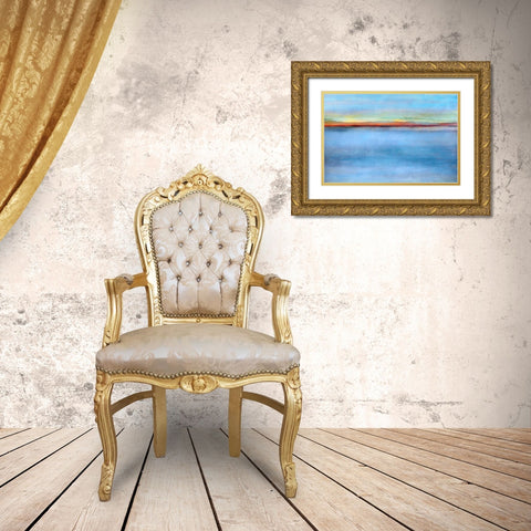 Light Gold Ornate Wood Framed Art Print with Double Matting by Niele, Cora