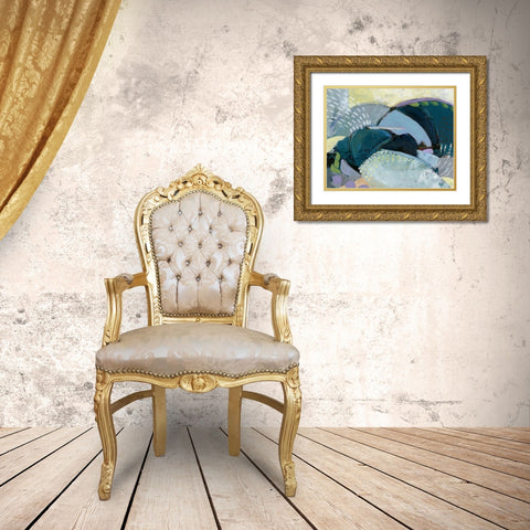 Bless The Ships at Sea Gold Ornate Wood Framed Art Print with Double Matting by Nemcosky, Ann Thompson