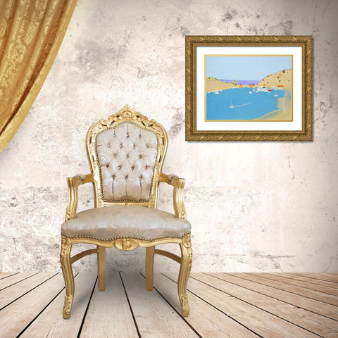 Balaclava Gold Ornate Wood Framed Art Print with Double Matting by Nekraha, Igor