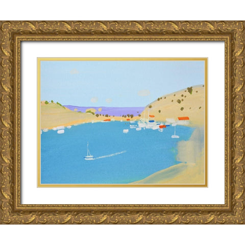 Balaclava Gold Ornate Wood Framed Art Print with Double Matting by Nekraha, Igor