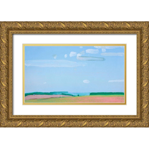 Cloudy Sky Gold Ornate Wood Framed Art Print with Double Matting by Nekraha, Igor