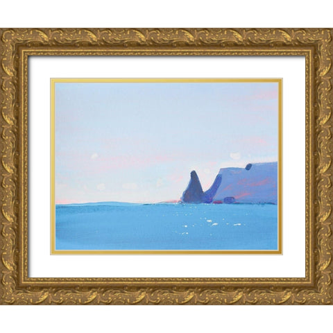 Fiolent Gold Ornate Wood Framed Art Print with Double Matting by Nekraha, Igor