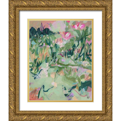 Anticipation Gold Ornate Wood Framed Art Print with Double Matting by Nemcosky, Ann Thompson