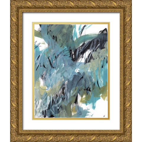 Observation No. 2 Gold Ornate Wood Framed Art Print with Double Matting by Nemcosky, Ann Thompson