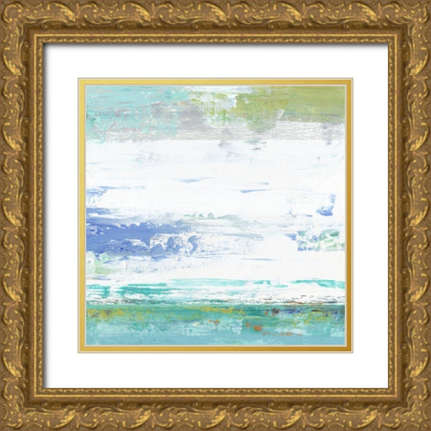 Beach Wash No. 9 Gold Ornate Wood Framed Art Print with Double Matting by Nicoll, Suzanne