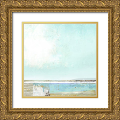 Cape Cod Sky Gold Ornate Wood Framed Art Print with Double Matting by Nicoll, Suzanne