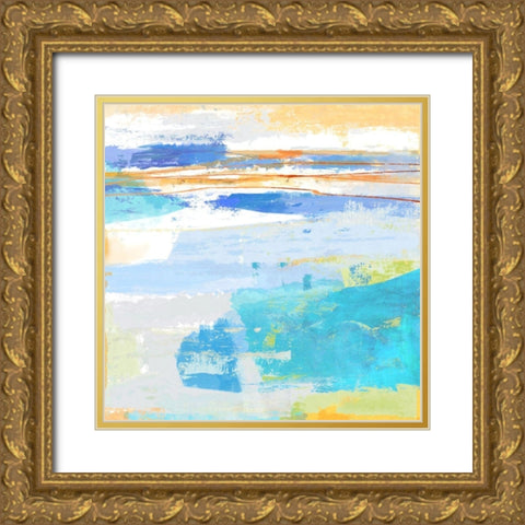 Nantucket Gold Ornate Wood Framed Art Print with Double Matting by Nicoll, Suzanne