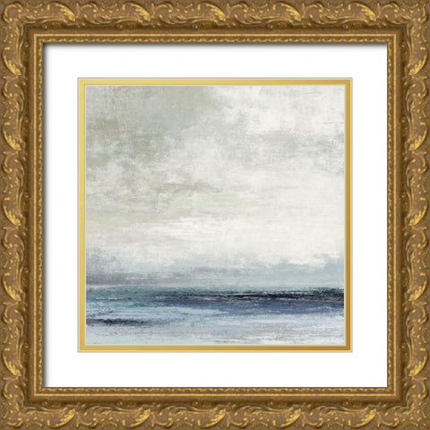Outer Banks Gold Ornate Wood Framed Art Print with Double Matting by Nicoll, Suzanne