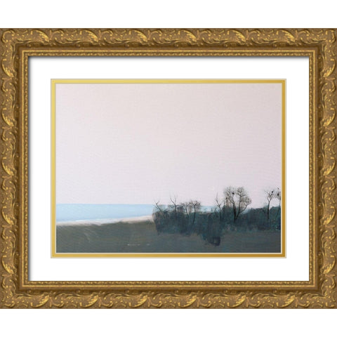 Bessarabian Evening Gold Ornate Wood Framed Art Print with Double Matting by Nekraha, Igor