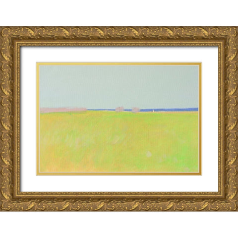 Weekend Near The Sea Gold Ornate Wood Framed Art Print with Double Matting by Nekraha, Igor