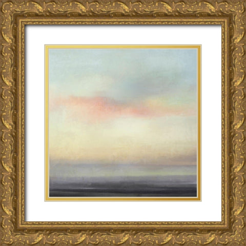 Haze Gold Ornate Wood Framed Art Print with Double Matting by Nicoll, Suzanne