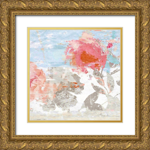 Spring Fling No. 1 Gold Ornate Wood Framed Art Print with Double Matting by Nicoll, Suzanne