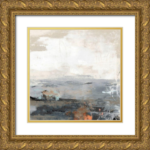 Strata Gold Ornate Wood Framed Art Print with Double Matting by Nicoll, Suzanne