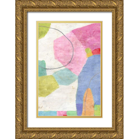 Cotton Candy No. 2 Gold Ornate Wood Framed Art Print with Double Matting by Nicoll, Suzanne