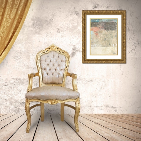 Urban Decay No. 1 Gold Ornate Wood Framed Art Print with Double Matting by Nicoll, Suzanne