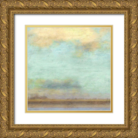 River Seine Gold Ornate Wood Framed Art Print with Double Matting by Nicoll, Suzanne