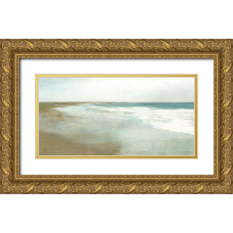 Surfside Gold Ornate Wood Framed Art Print with Double Matting by Nicoll, Suzanne