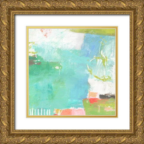Water Music Gold Ornate Wood Framed Art Print with Double Matting by Nicoll, Suzanne