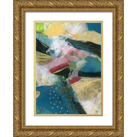 Solstice No. 3 Gold Ornate Wood Framed Art Print with Double Matting by Nemcosky, Ann Thompson