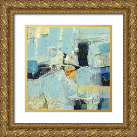 Tideline No. 1 Gold Ornate Wood Framed Art Print with Double Matting by Nemcosky, Ann Thompson